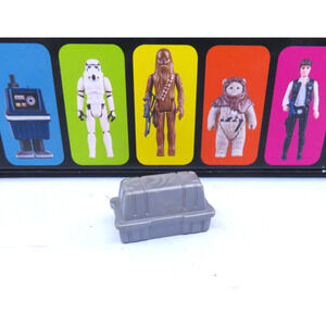Vintage Star Wars Original Silver Cargo Box 1980 Kenner Dagobah PlaySet